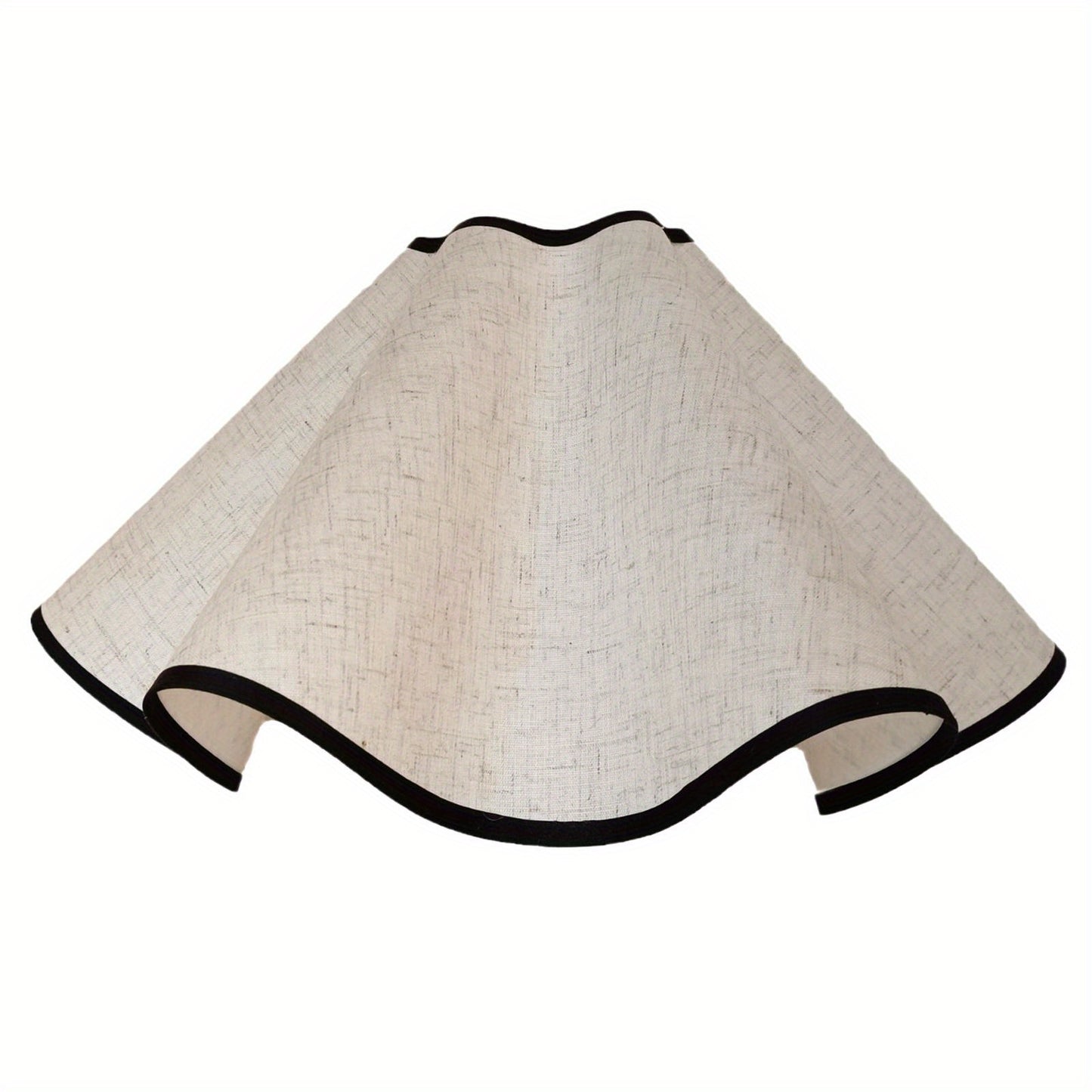Petal Table Lamp Shade, Decorative Linen Bedside Light Cover, Portable Modern Home Decor for Dorm and Cafe, 14.96inch - Adrianas Specialty Lamp Shades