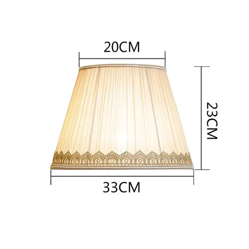 Table Lamp Lampshade Cover Folding Fabric