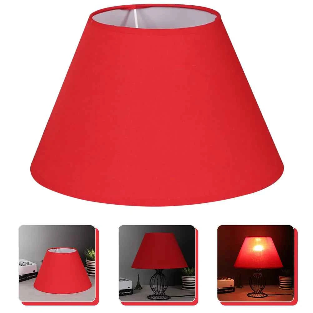 Lampshade Kit for Bottle Bedside Frame Lampshades Suede Cloth Cylindrical