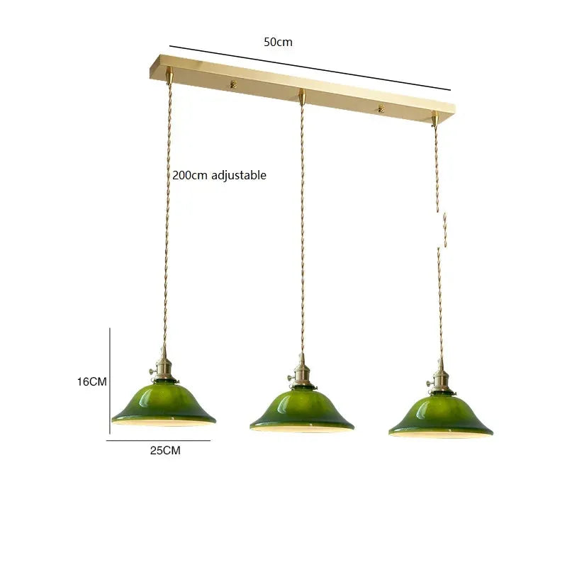 Cased Green Cone and Pharmacy Lamp Shades pendant lamp shades Adrianas Specialty Lamp Shades