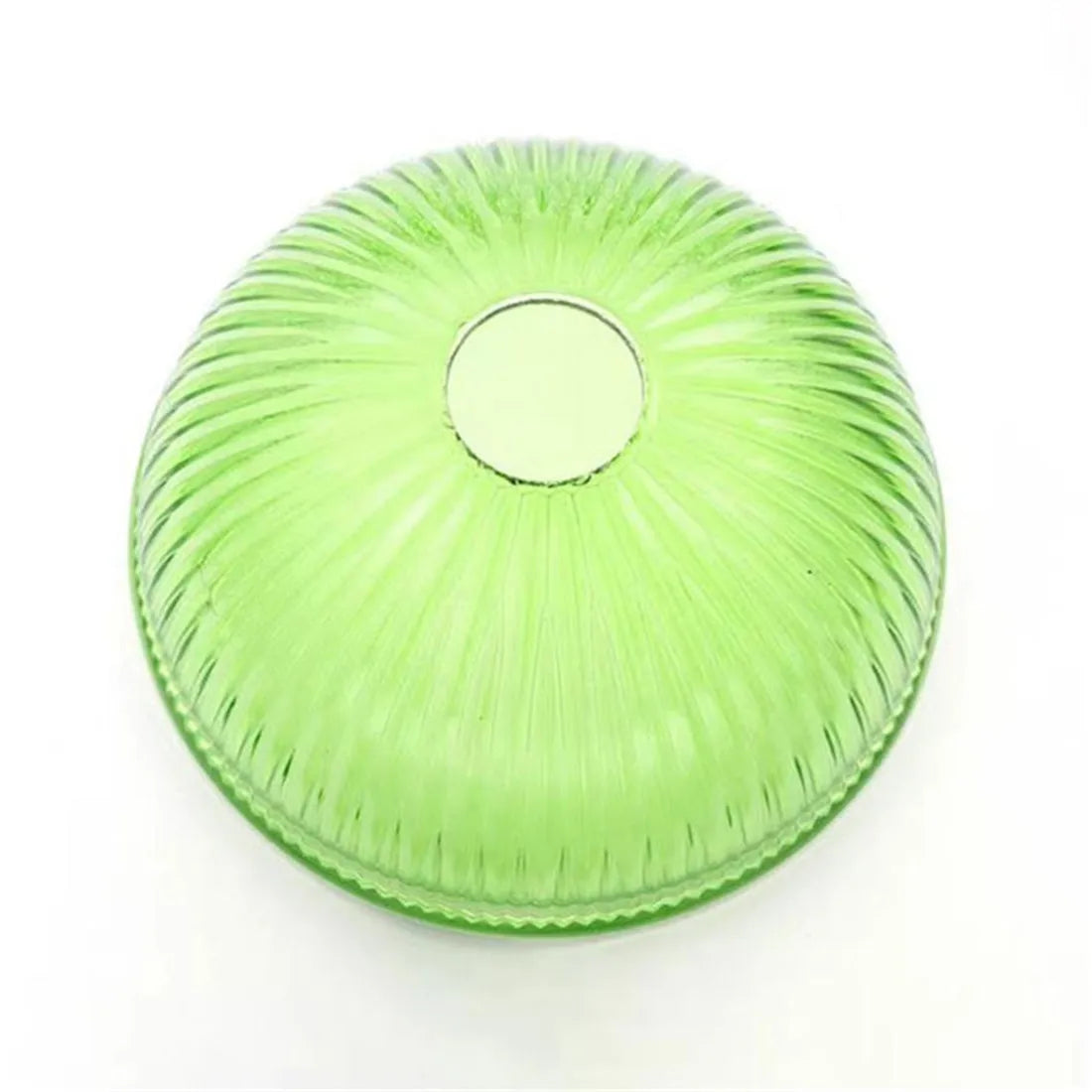Green Glass Lamp Shade Replacement with Reverse or Flat Hole Fitter - Adrianas Specialty Lamp Shades