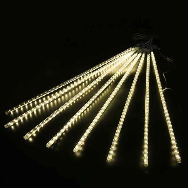 LED Meteor Shower Rain Lights Waterproof Falling Raindrop