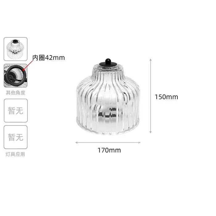 Colorful E27 Glass Shade Replacement