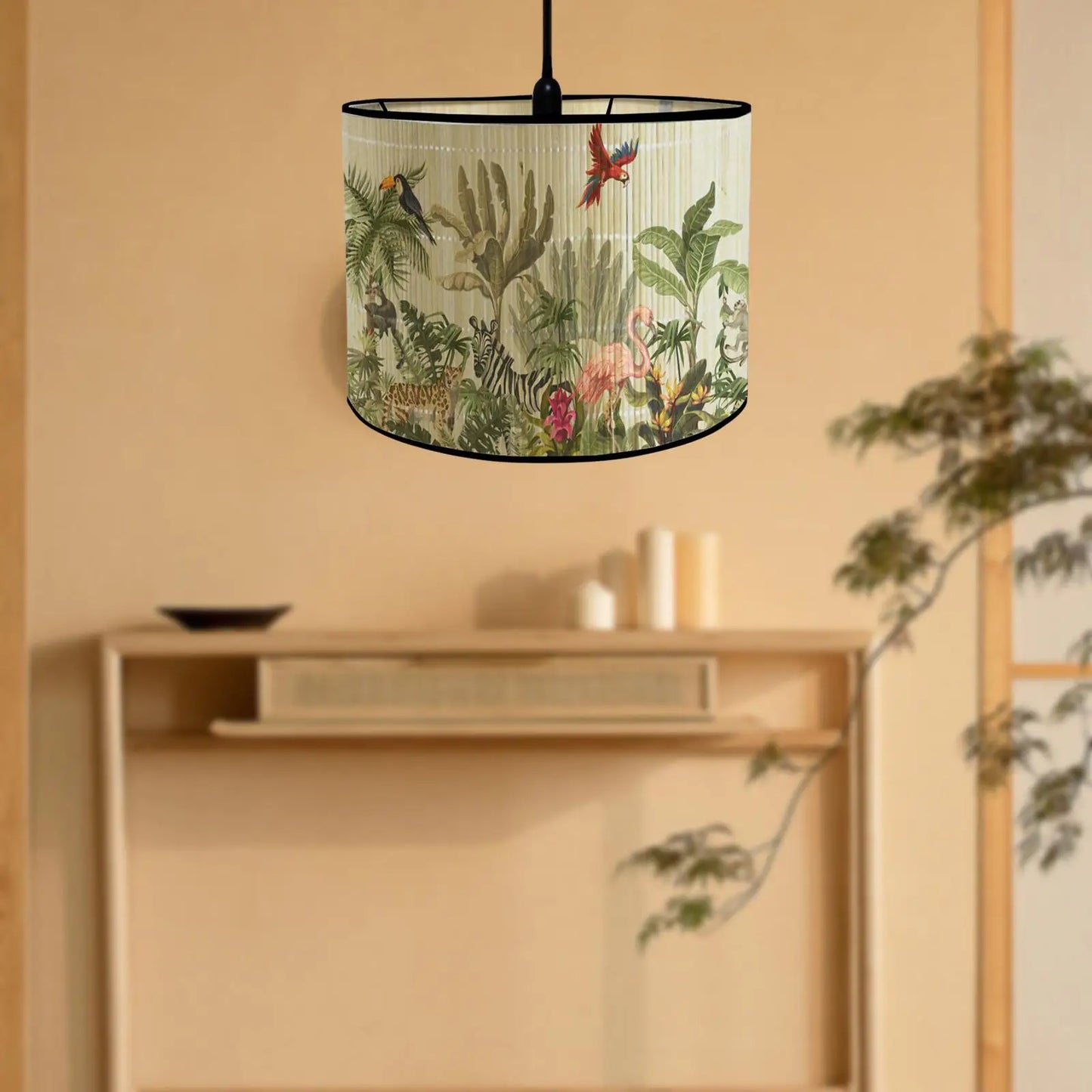 Bamboo Lamp Shades E27 Handmade Drum Lampshade Chinese Lampshade - Adrianas Specialty Lamp Shades