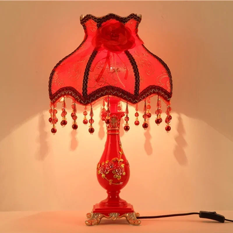 Fringed Table Lamps