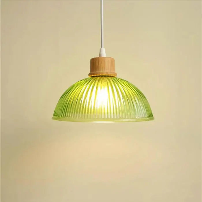 Green Glass Lamp Shade Replacement with Reverse or Flat Hole Fitter - Adrianas Specialty Lamp Shades