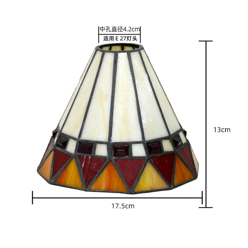 Stained Glass Lampshade for Pendant Lights - Adrianas Specialty Lamp Shades