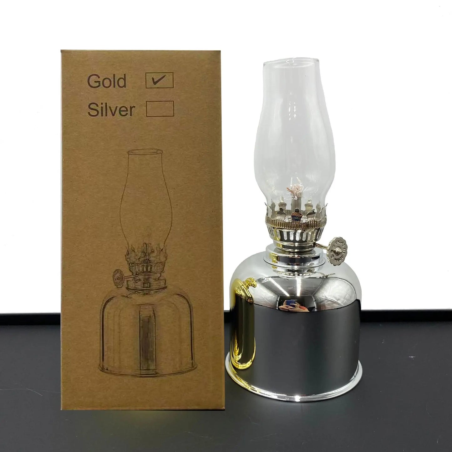 Retro Metal Kerosene Oil Lantern for Outdoor Camping - Small Horse Cozy Atmosphere Tent for Camping, Hiking Outdoor Adventures - Adrianas Specialty Lamp Shades