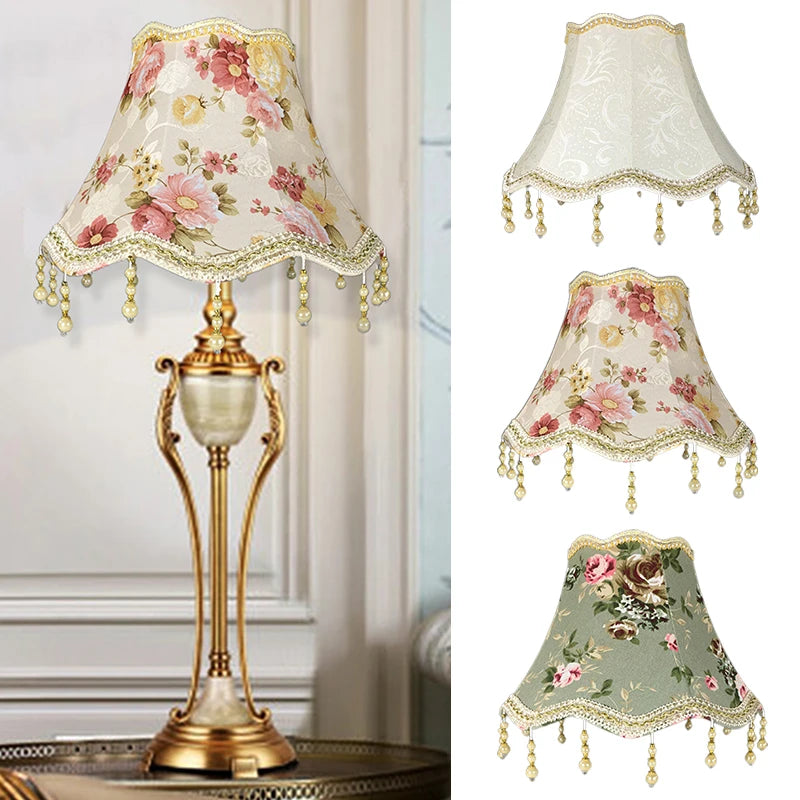 Europe Lampshade Jacquard FabricLamp Shades - Adrianas Specialty Lamp Shades