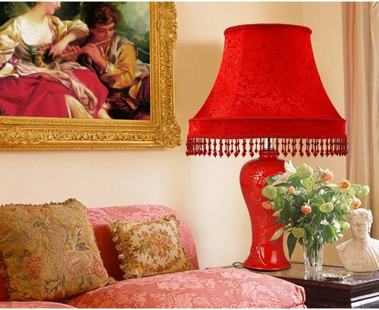 Fringe Lampshades Cloth Bead Light Shade Lamp Shade