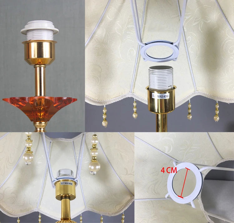 Fringe Lampshades Cloth Bead Light Shade Lamp Shade
