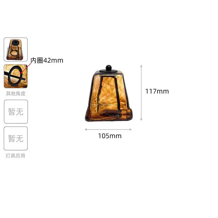 Colorful E27 Glass Shade Replacement