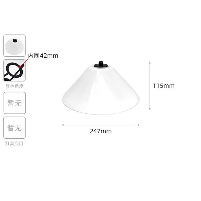 Colorful E27 Glass Shade Replacement