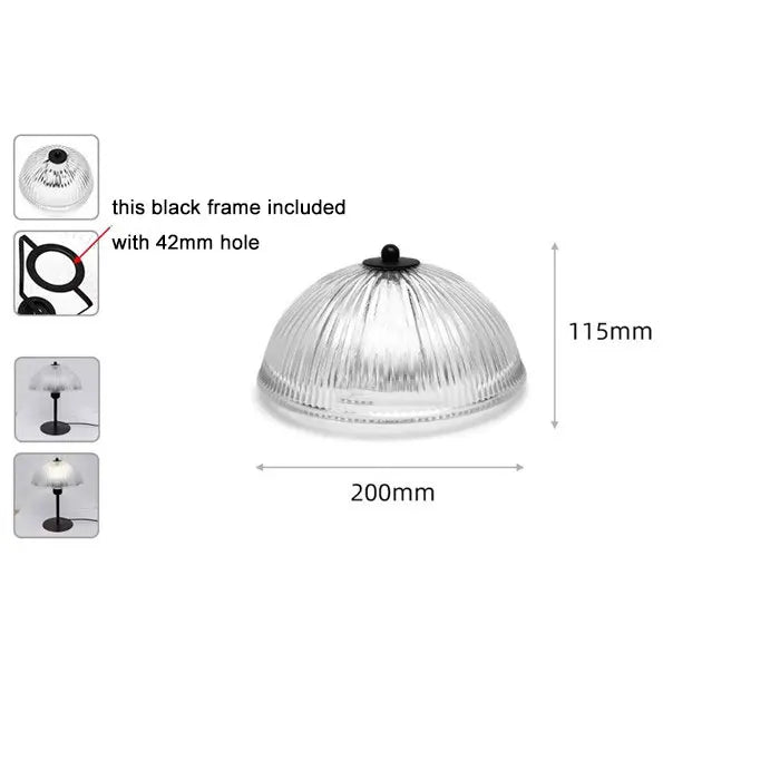 Colorful E27 Glass Shade Replacement