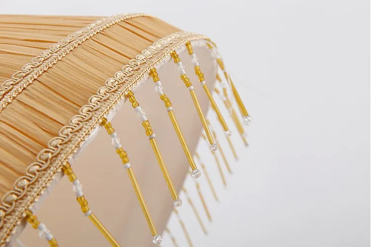 Fringe Lampshades Cloth Bead Light Shade Lamp Shade