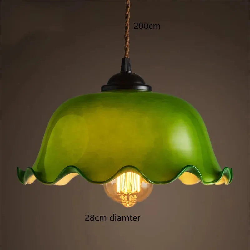 Cased Green Cone and Pharmacy Lamp Shades pendant lamp shades Adrianas Specialty Lamp Shades Green 4W(Max100W)