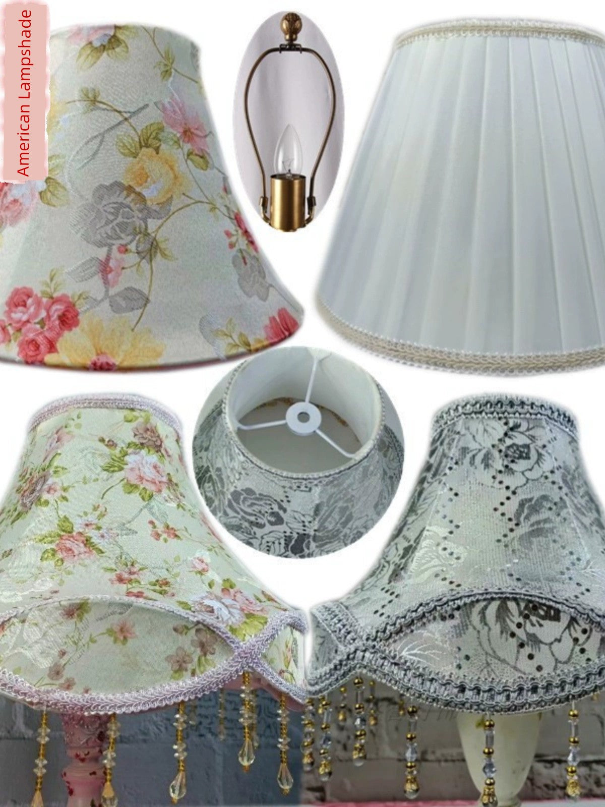 Fringed and Beaded Table Lamp Shades - Adrianas Specialty Lamp Shades