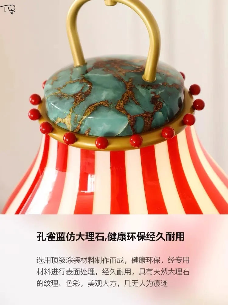 American Dreamy Atmosphere Circus Restaurant Pendant Lights Glazed Glass Lampshade LED Indoor Lighting Kitchen Bar Bedroom Store - Adrianas Specialty Lamp Shades