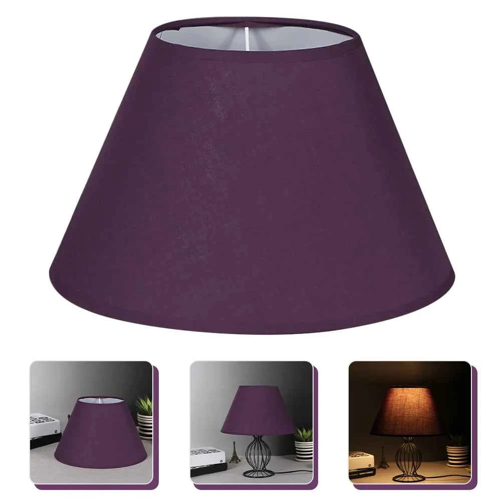 Lampshade Kit for Bottle Bedside Frame Lampshades Suede Cloth Cylindrical