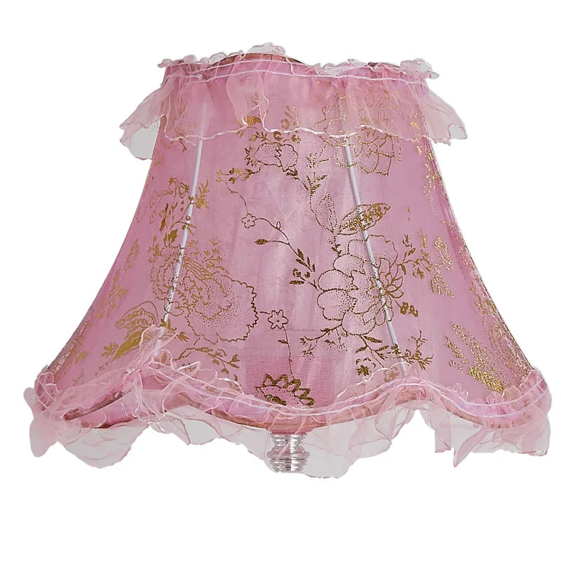 Lamp Shade Vintage High-end Fabric Beads Lace - Adrianas Specialty Lamp Shades