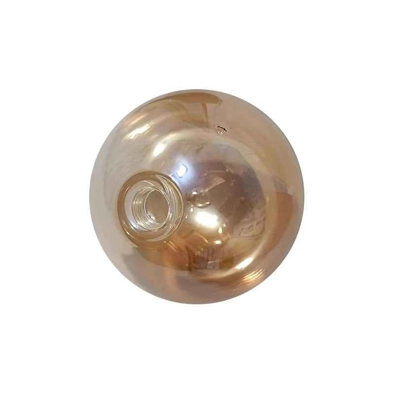 amber Smoke gray G9 Glass Shade Globe 2cm Fitter Opening Replacement Lampshade for Lusture Pendant Light,Clear White Accessory