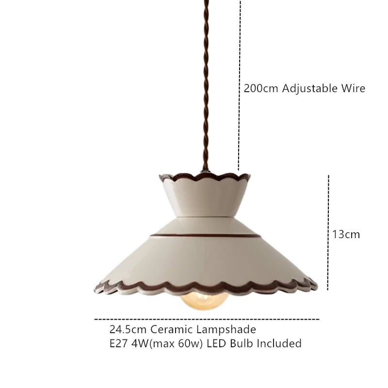 Creative Colored Glaze Pendant Light
