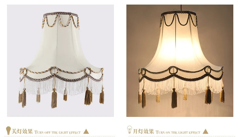 European rice white silk cloth floor lamp lamp cloth lampshade new lampshade - Adrianas Specialty Lamp Shades