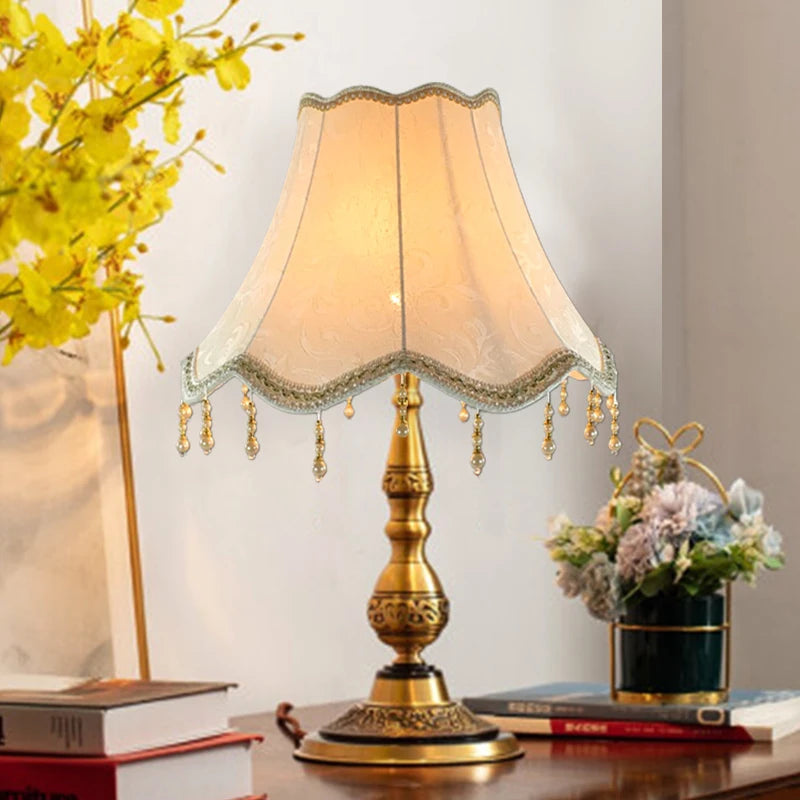 Europe Lampshade Jacquard FabricLamp Shades - Adrianas Specialty Lamp Shades