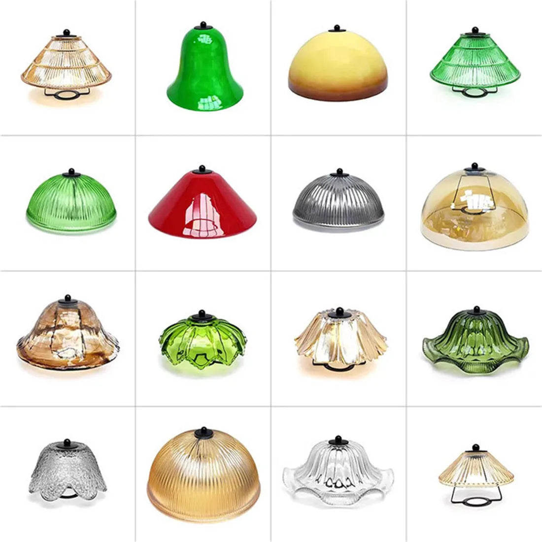 Colorful E27 Glass Shade Replacement