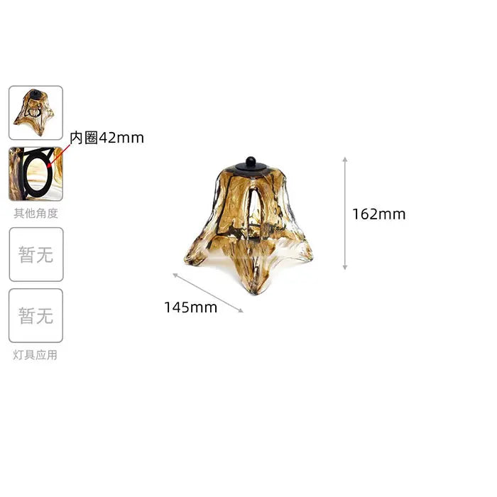 Colorful E27 Glass Shade Replacement