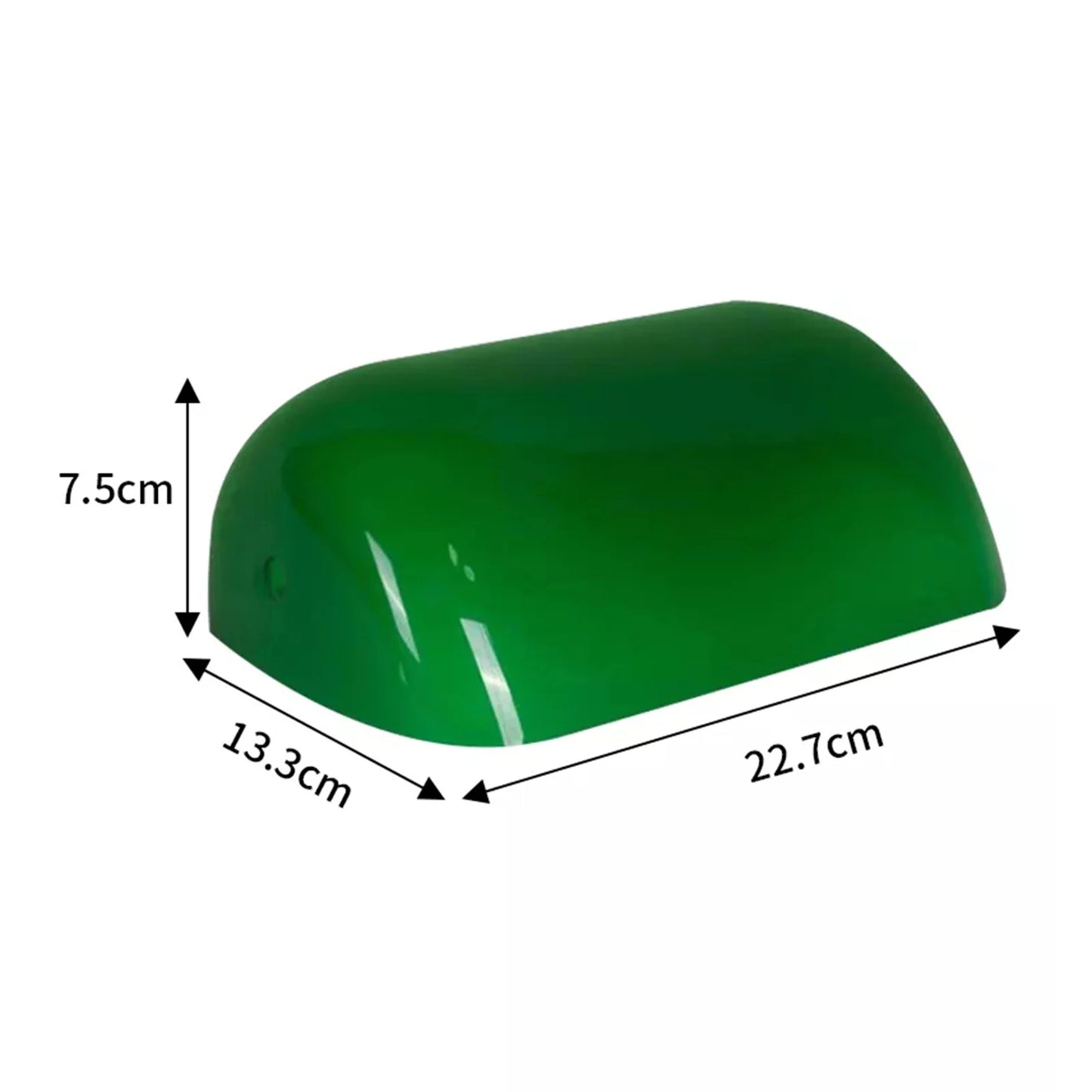 Bankers Lampshade Vintage Style - Plastic - Adrianas Specialty Lamp Shades