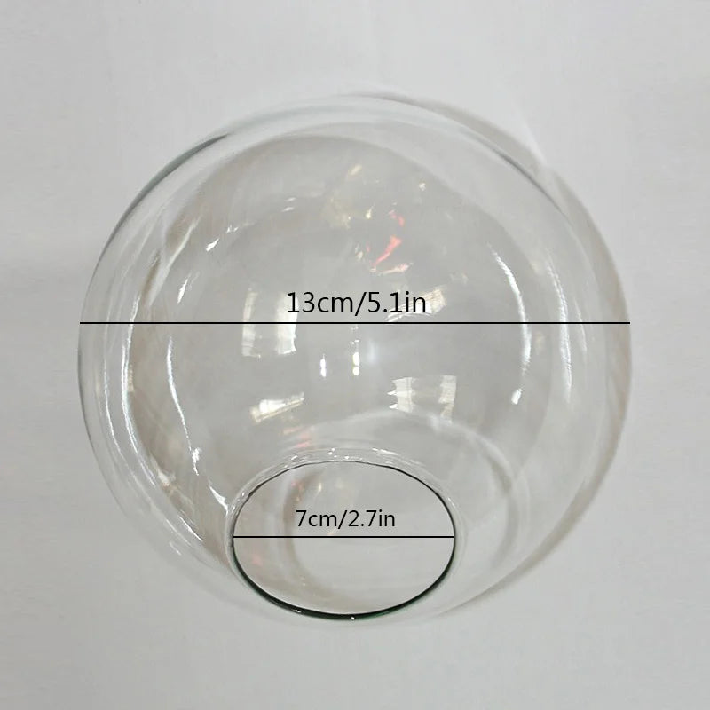Clear glass lampshades 5, 6 , 7, 8, and 10 Inch Globes - Adrianas Specialty Lamp Shades