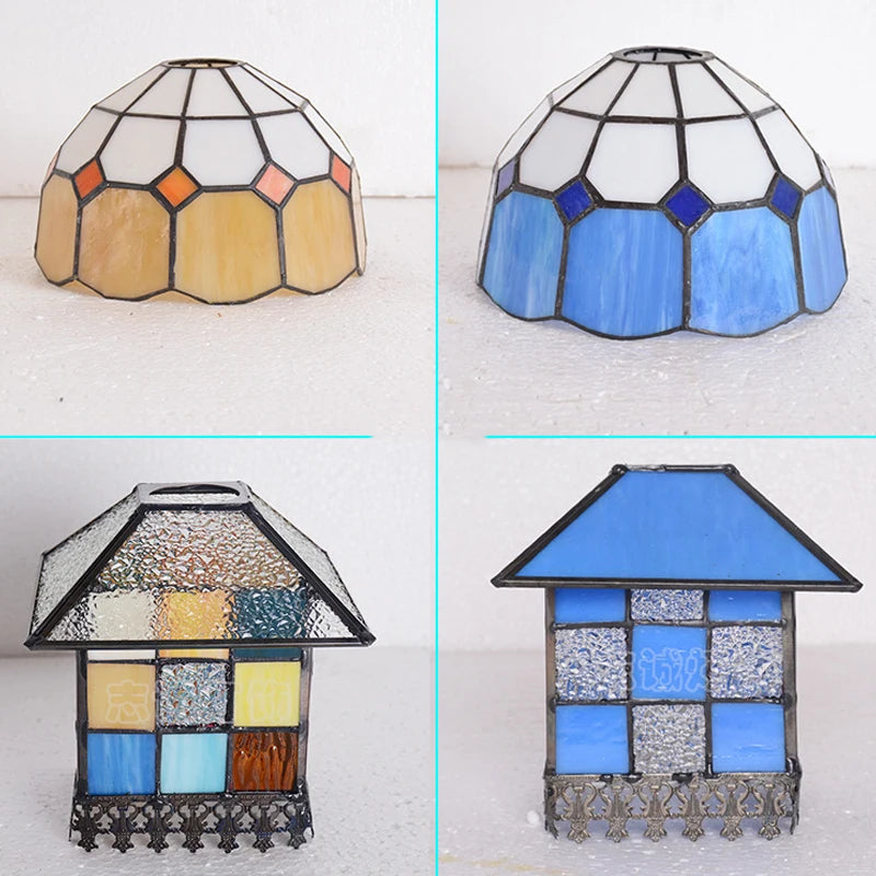 Stained Glass Lampshade for Pendant Lights - Adrianas Specialty Lamp Shades