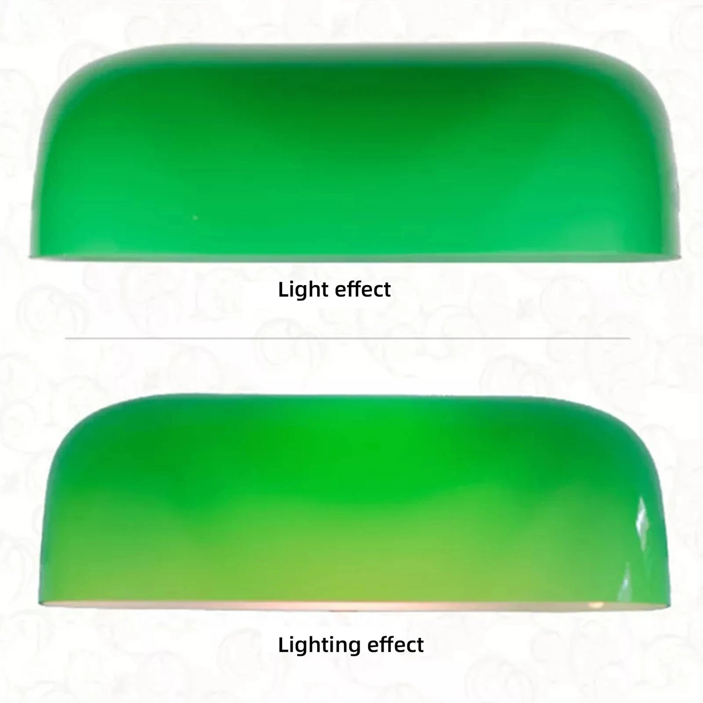 Bankers Lampshade Vintage Style - Plastic - Adrianas Specialty Lamp Shades