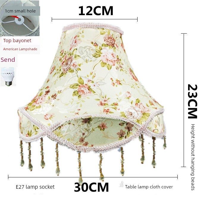 Fringed and Beaded Table Lamp Shades - Adrianas Specialty Lamp Shades