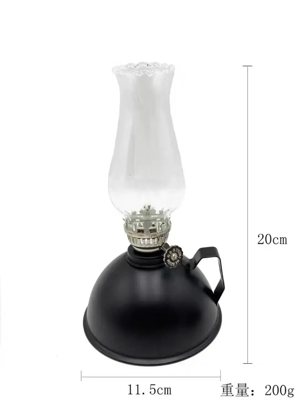 Retro Metal Kerosene Oil Lantern for Outdoor Camping - Small Horse Cozy Atmosphere Tent for Camping, Hiking Outdoor Adventures - Adrianas Specialty Lamp Shades