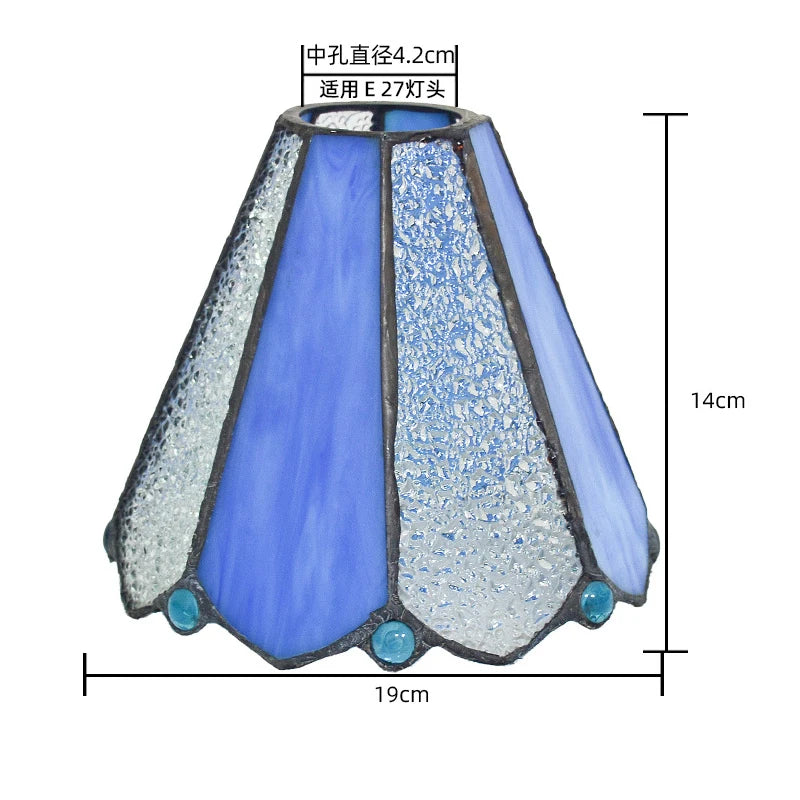 Stained Glass Lampshade for Pendant Lights - Adrianas Specialty Lamp Shades