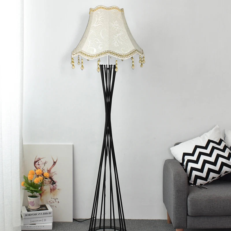 Europe Lampshade Jacquard FabricLamp Shades - Adrianas Specialty Lamp Shades