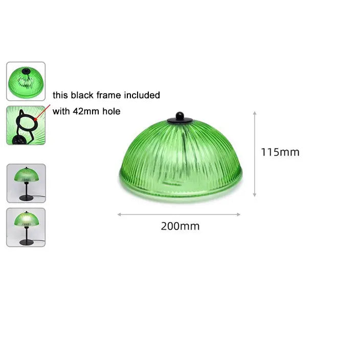 Colorful E27 Glass Shade Replacement