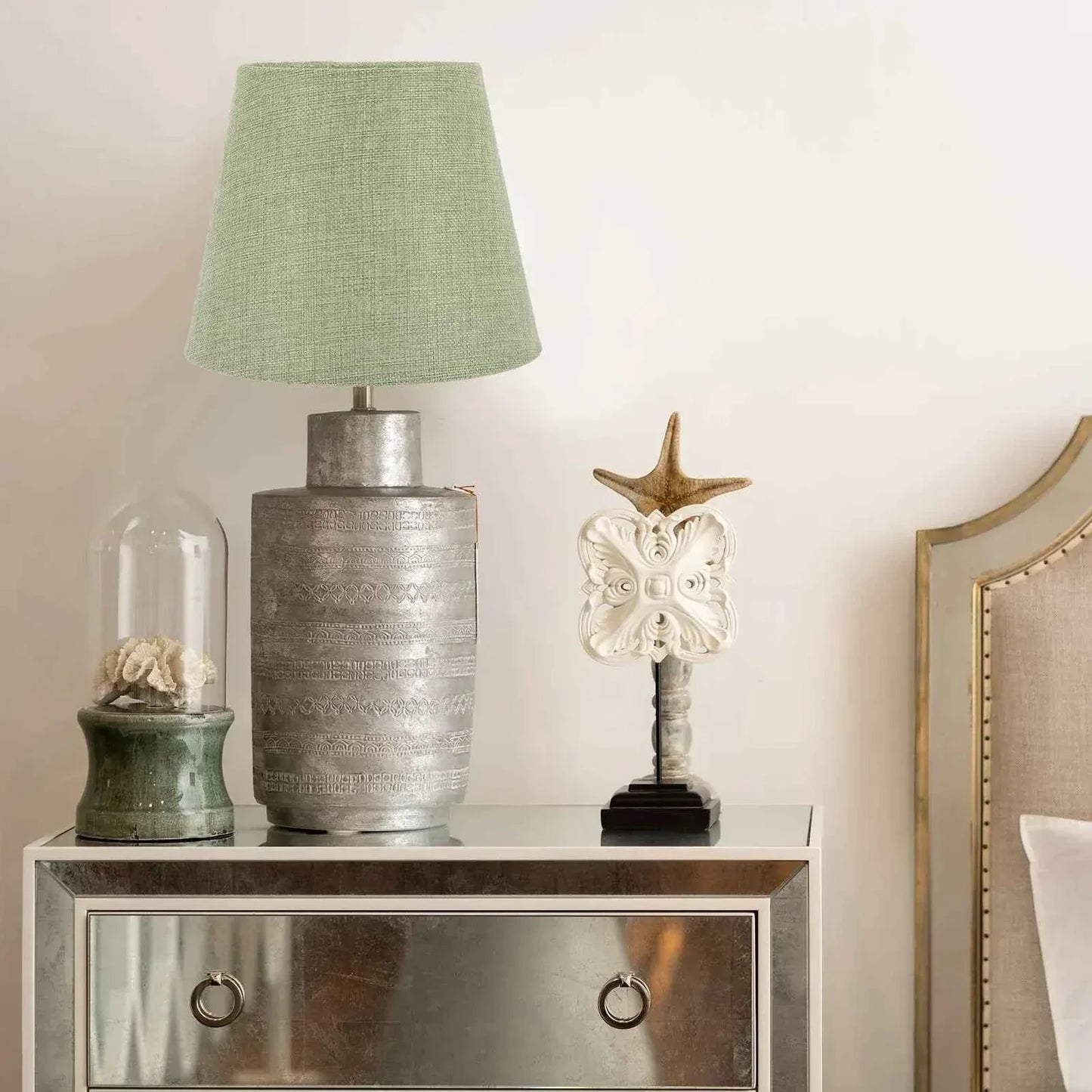 Clip Lamp Shade Bell Lamp Shades E14 Socket Green