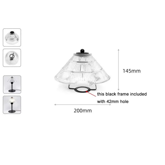 Colorful E27 Glass Shade Replacement