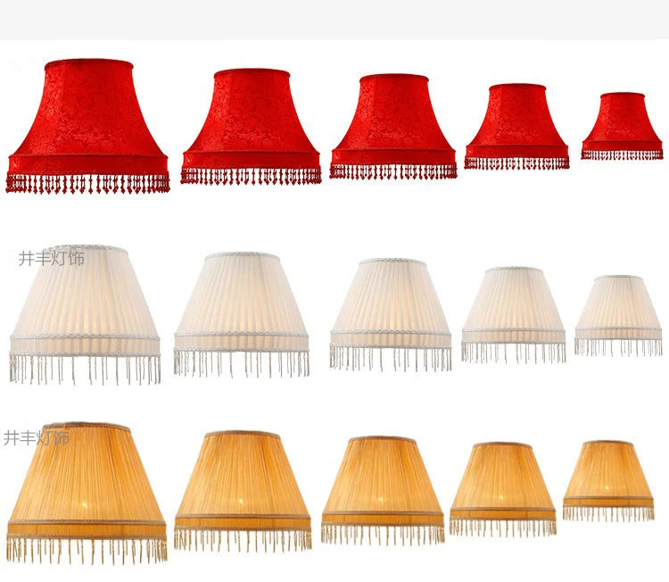 Fringe Lampshades Cloth Bead Light Shade Lamp Shade