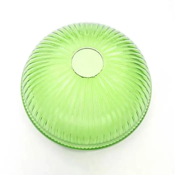 Green Glass Lamp Shade Replacement with Reverse or Flat Hole Fitter - Adrianas Specialty Lamp Shades
