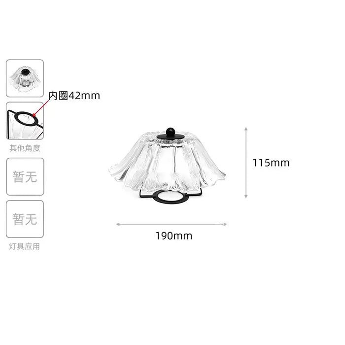 Colorful E27 Glass Shade Replacement