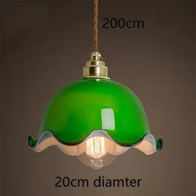 Cased Green Cone and Pharmacy Lamp Shades pendant lamp shades Adrianas Specialty Lamp Shades Green 7 4W(Max100W)