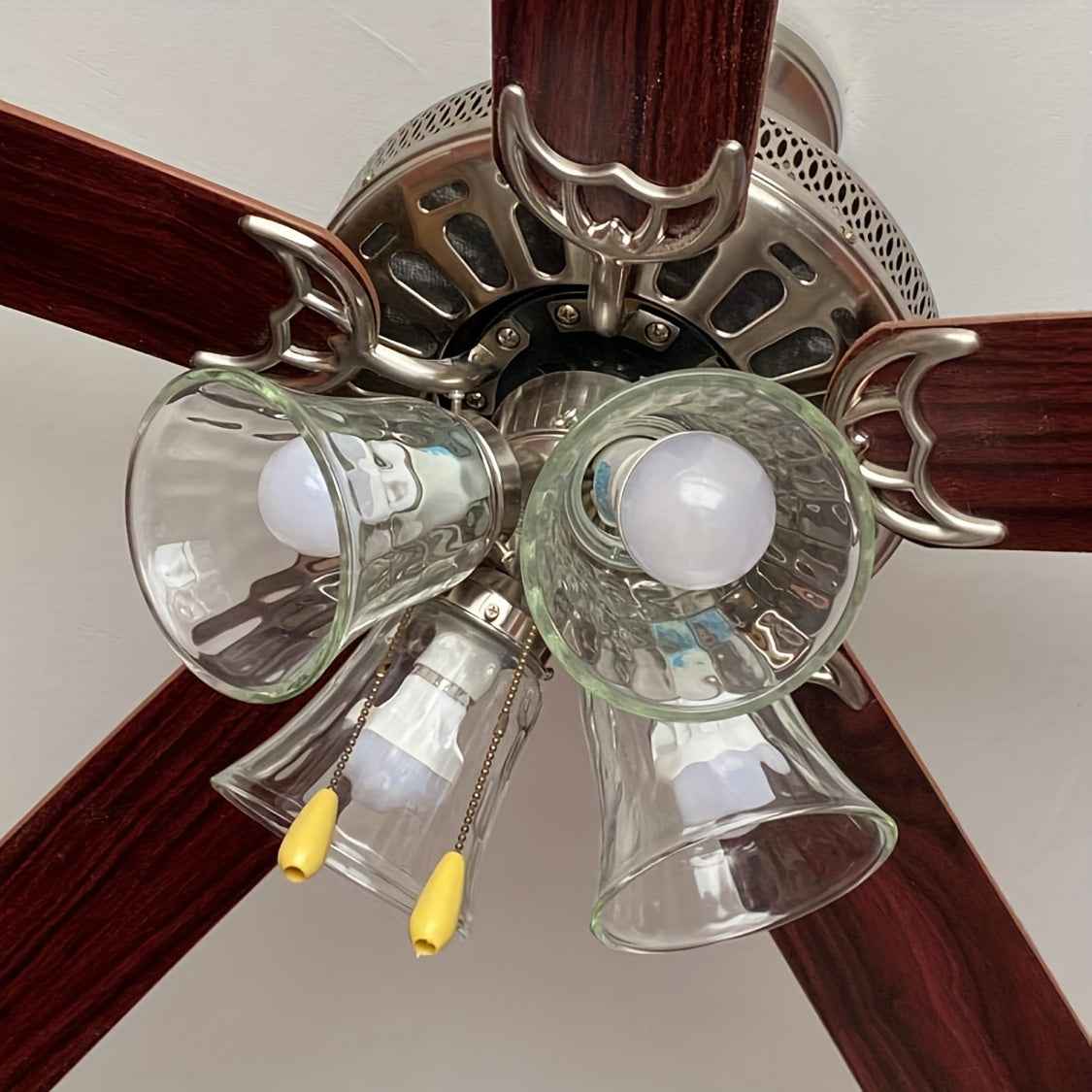 4pcs Transparent Style Bell Glass Lampshades
