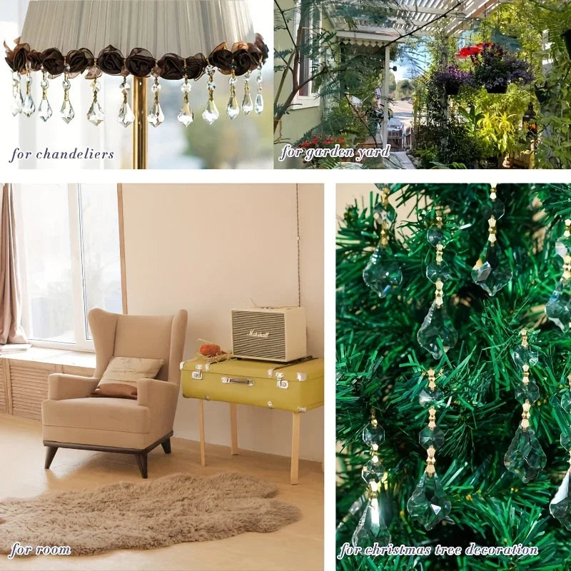 20pcs Elegant Crystal Chandelier Pendants