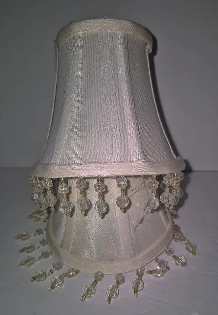 32333 Cream Beaded Chandelier
