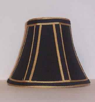 Black Dramatic Gold Candelabra Chandelier - Adrianas Specialty Lamp Shades