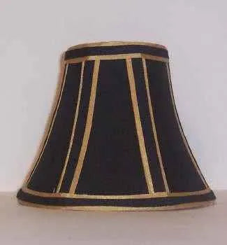 Black Dramatic Gold Candelabra Chandelier - Adrianas Specialty Lamp Shades